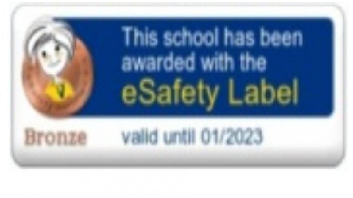 Okulumuz e-Safety Label Bronz Madalya Etiketi Aldı